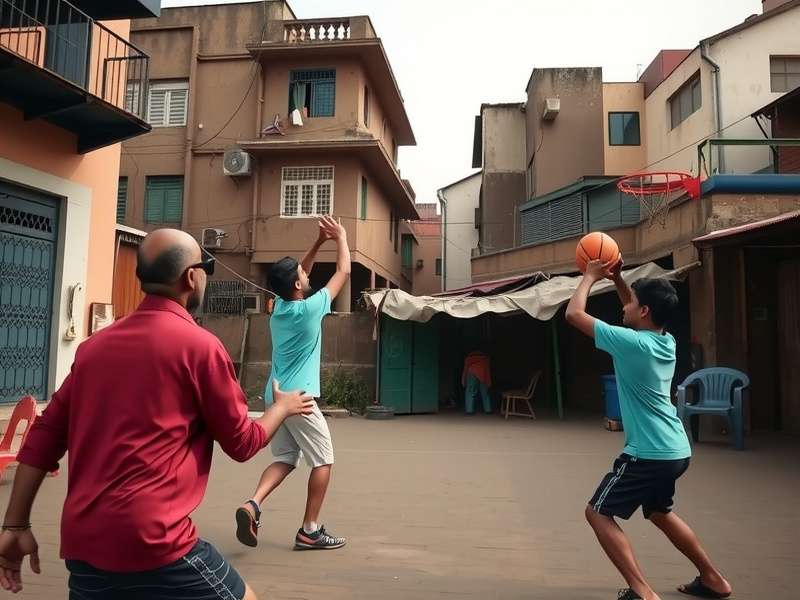 VR Slum Hoopsters multiplayer match with Indian players